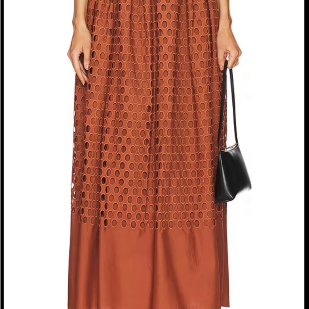 A.L.C. Rust Maxi Skirt